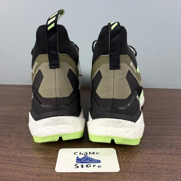Adidas Terrex Free Hiker GTX 2.0 Hiking Shoes “ Olive Black IE5127 Men Sz - Picture 4 of 9